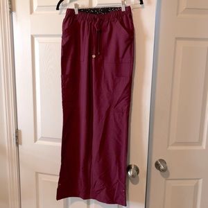 HeartSoul maroon scrub pants